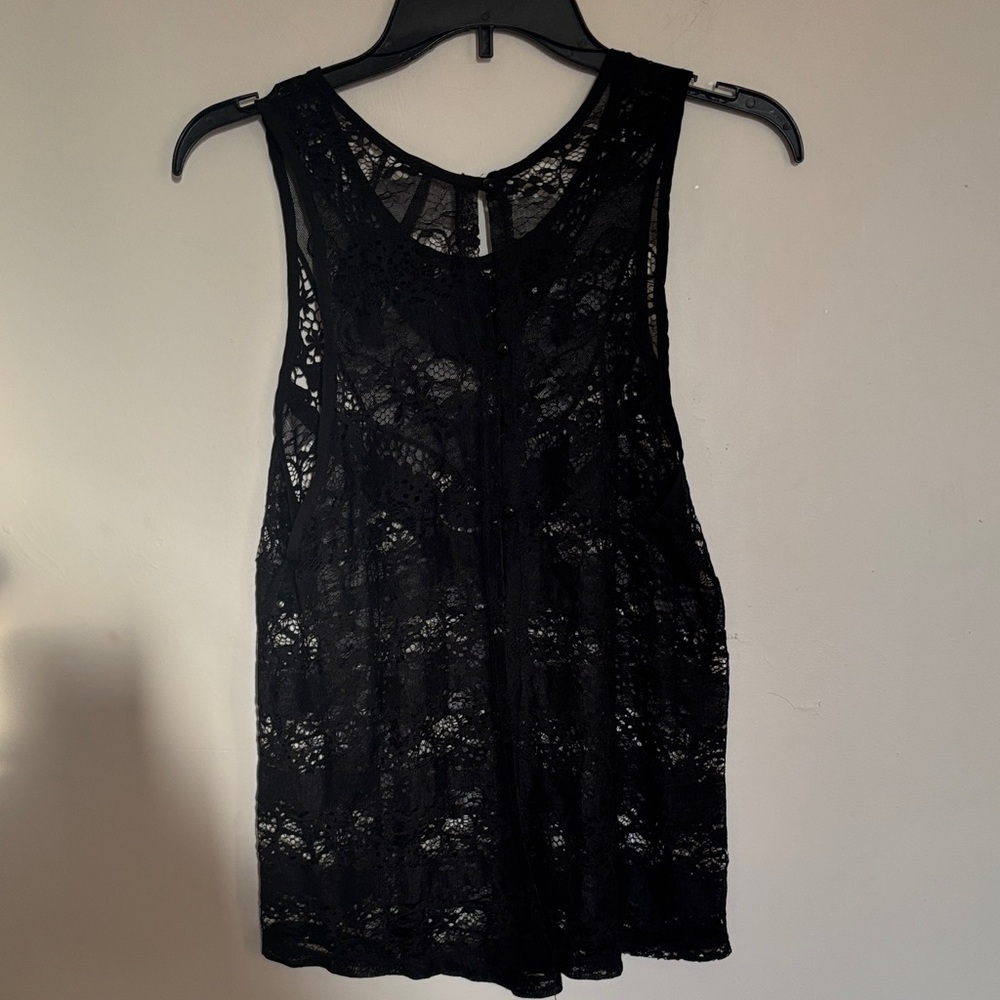 Moon Collection Black Lace Blouse - Picture 5 of 7